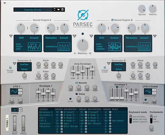 Parsec Spectral Synthesizer