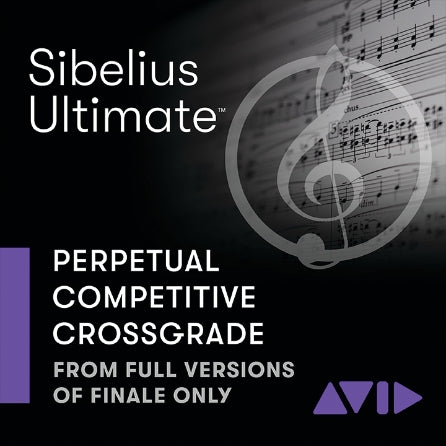 Sibelius | Ultimate Perpetual Competitive Crossgrade from Finale w/ 1 Year of Upgrades