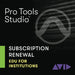 Pro Tools | Studio 1-Year Subscription RENEWAL - Academic Institution