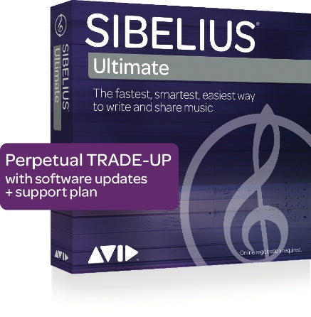 Sibelius Ultimate Trade Up from Sibelius, Sibelius First, Student, G7