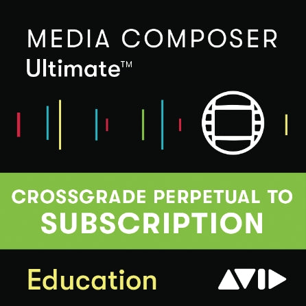 Media Composer Perpetual Xgrade to Media Composer Ultimate 1yr Subscription EDU