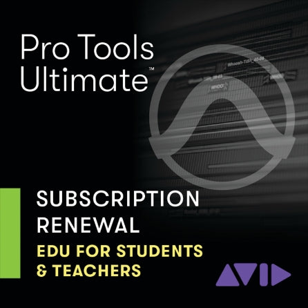 Pro Tools | ULTIMATE 1-Year Subscription RENEWAL - Student/Teacher (Education Pricing)