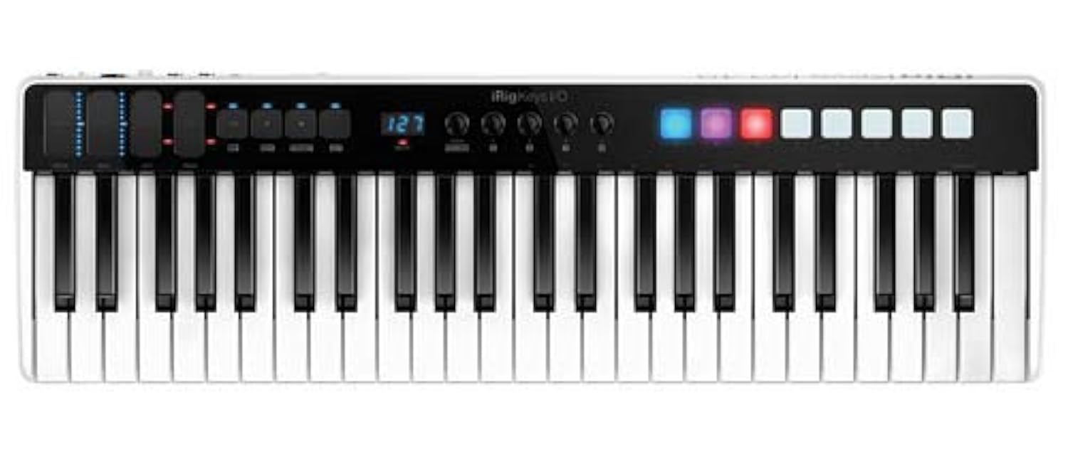 IK Multimedia iRig Keys I/O 49-Key USB MIDI Keyboard Controller for Mac, PC & iOS