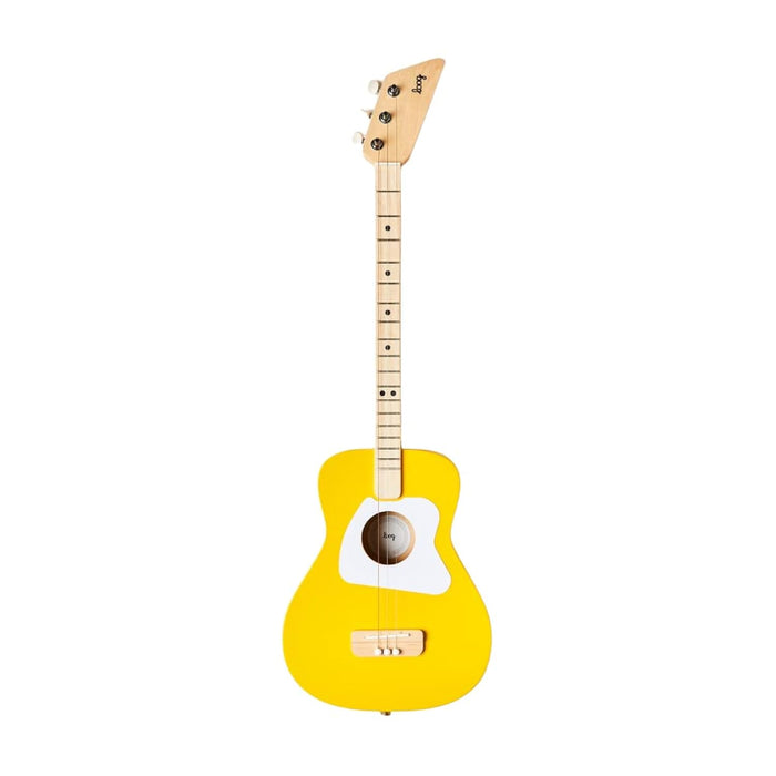 Loog Pro Acoustic kids Guitar 3-strings Ages 6+ Learning App and Lessons Included Yellow