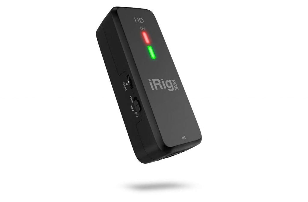 IK Multimedia iRig Pre HD XLR Audio Interface with Lightning Connector