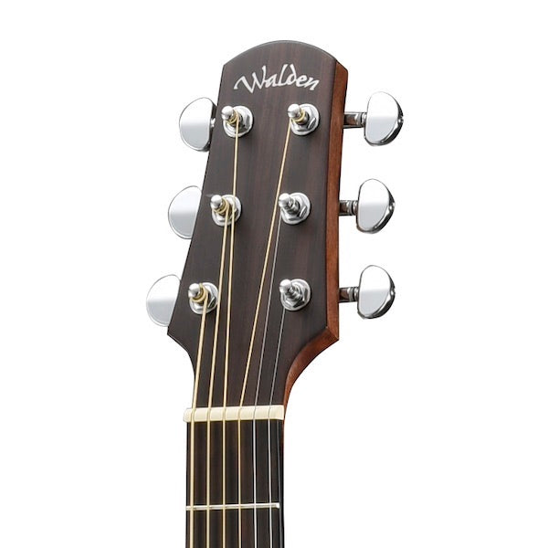 Walden D550CE Natura Solid Spruce Top Dreadnought Acoustic Cutaway-Electric Guitar - Open Pore Satin Natural