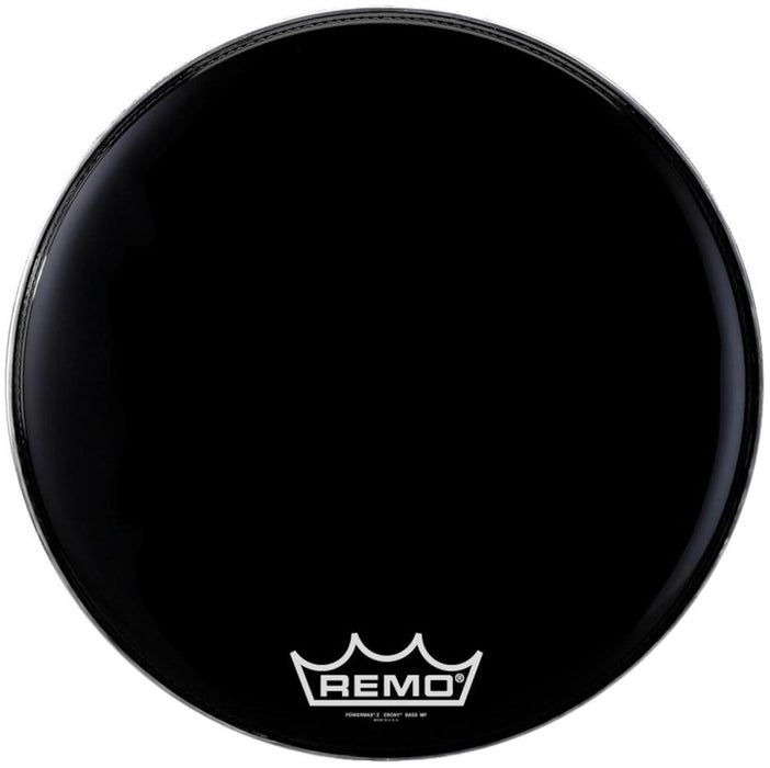 Remo PM2430-MP 30-Inch Bass Drum Heads, Ebony