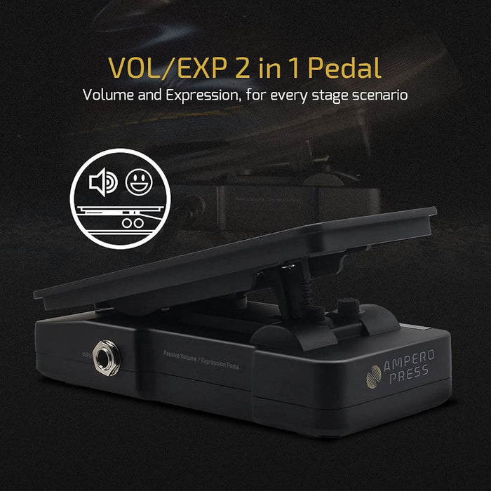 Hotone Volume Expression 2-in-1 Passive Guitar Effects Pedal - EXP & Ampero Compatible