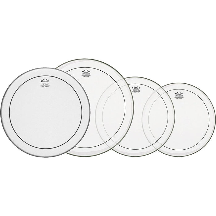 Remo ProPacks Coated Pinstripe Drum Head Set (10", 12", 14") with Free Ambassador Head