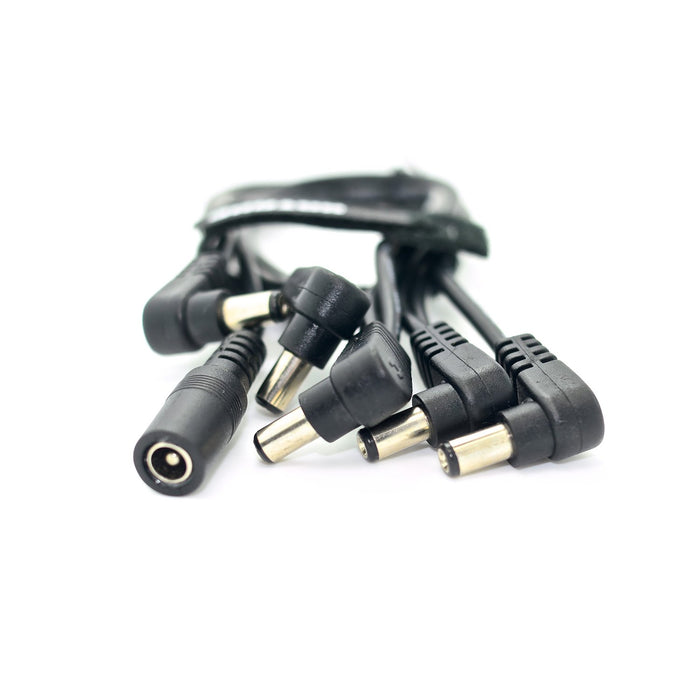 HOTONE 242615 5-Plug Angled Head DC Cable for Guitar Pedals