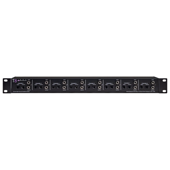 ART T8 8-Channel Transformer Isolator - XLR/1/4"/RCA Audio Interface