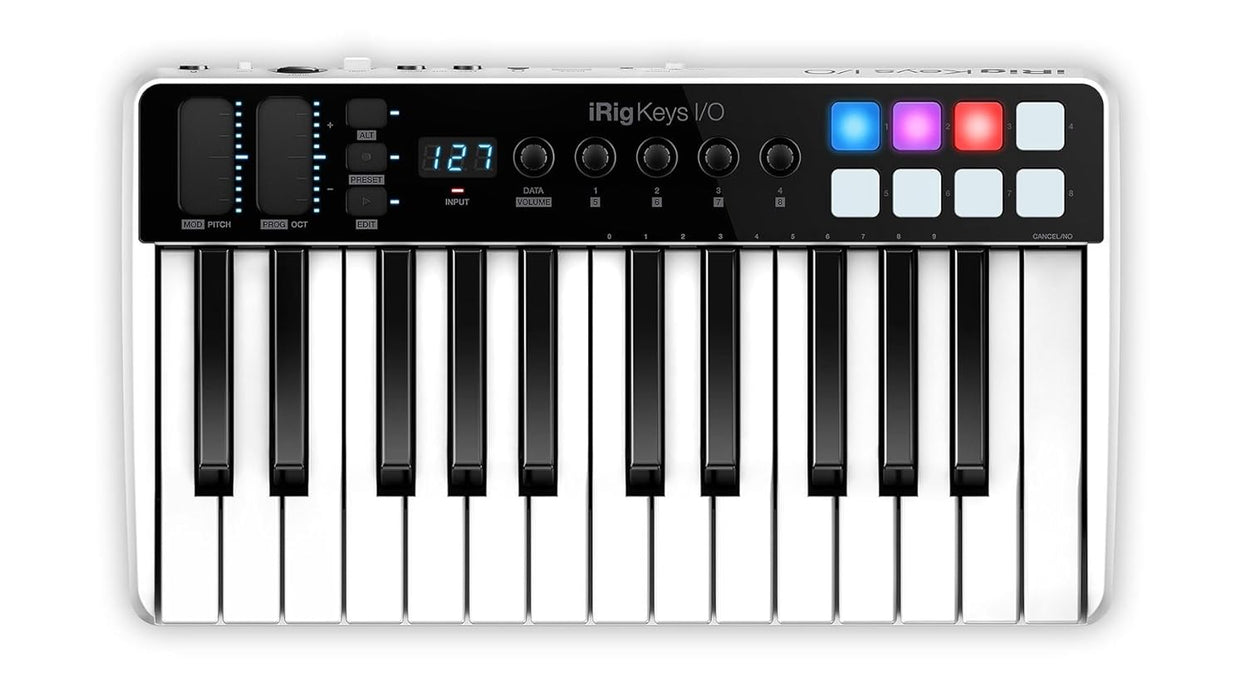 IK Multimedia Keys I/O 25 25-Key Keyboard Controller for Mac PC iOS