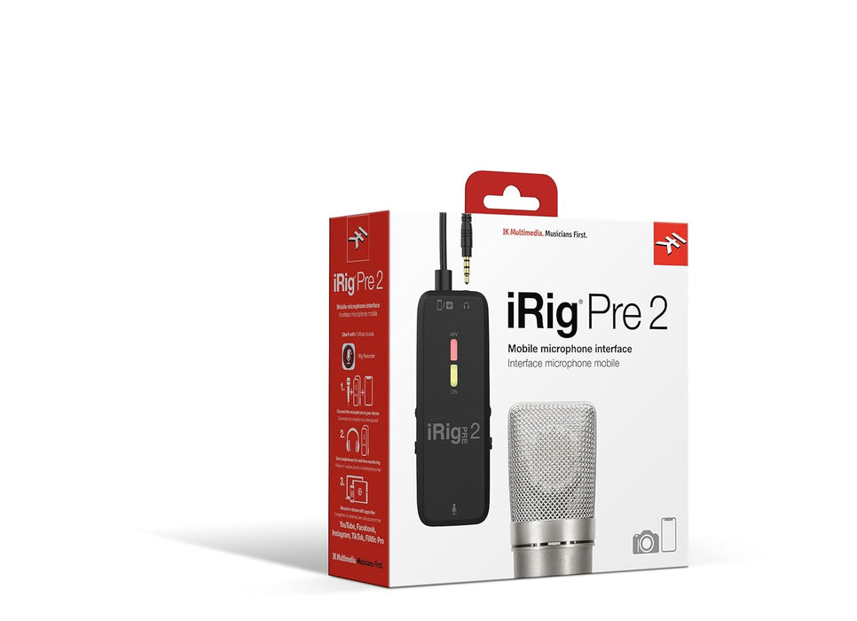 iRig Pre 2 - Mobile Microphone Interface