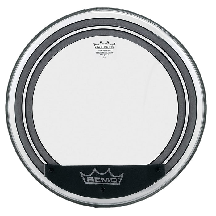 Remo Powersonic Clear Bass Drumhead 18 Inch - Professional Concert Drum Head