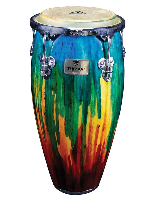 Tycoon Percussion Quinto MTCPL-110 C/S Conga with Stand - Siam Oak Wood, Calfskin Head