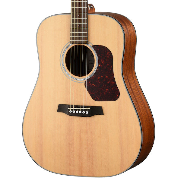 Walden D550E Natura Solid Spruce Top Dreadnought Acoustic-Electric Guitar - Open Pore Satin Natural