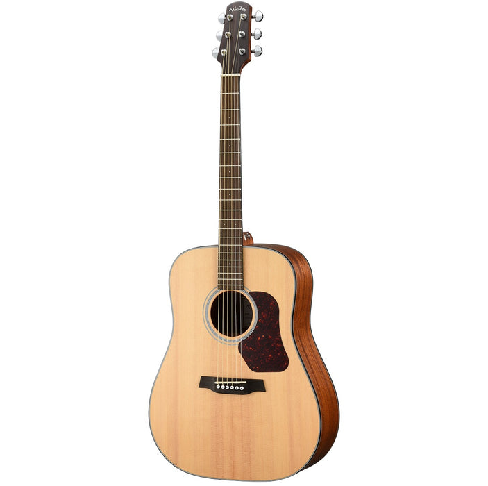 Walden D550E Natura Solid Spruce Top Dreadnought Acoustic-Electric Guitar - Open Pore Satin Natural