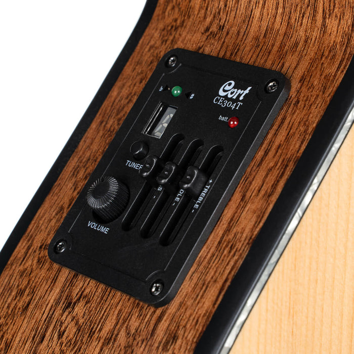 Cort SFX-E Acoustic Guitar String Gauge .012-.053 Natural Wood Satin Finish