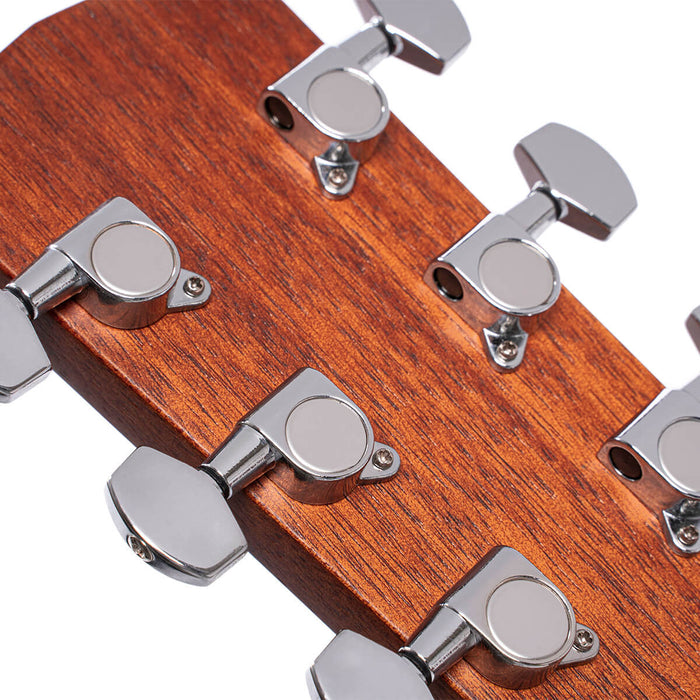 Cort Standard Series AF510 Acoustic Guitar, Concert Body, All Mahogany