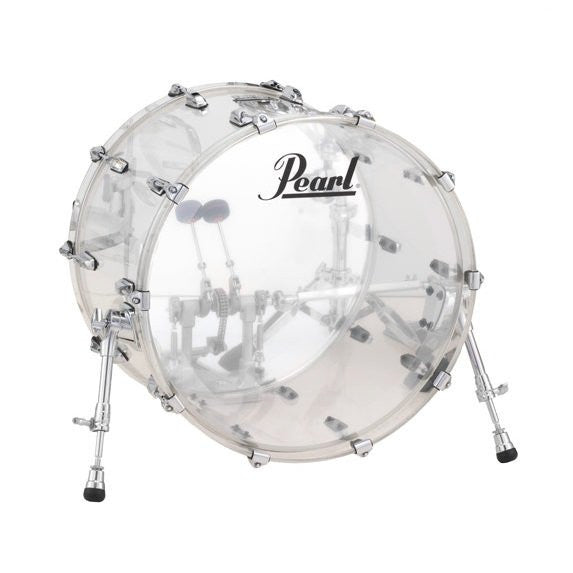 Pearl Crystal Beat 22"x16" Crystal Beat Bass Drum in Ultra Clear Acrylic (#730) (CRB2216BX/C730)