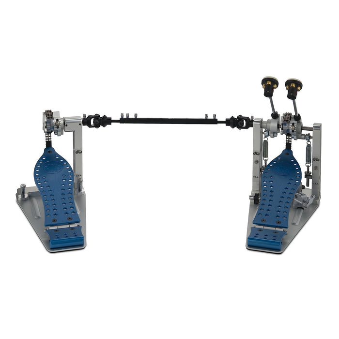DW Series Colorboard Machined Chain Drive w/Bag, Cobalt Edition Double Bass Drum Pedal (DWCPMCD2BL)