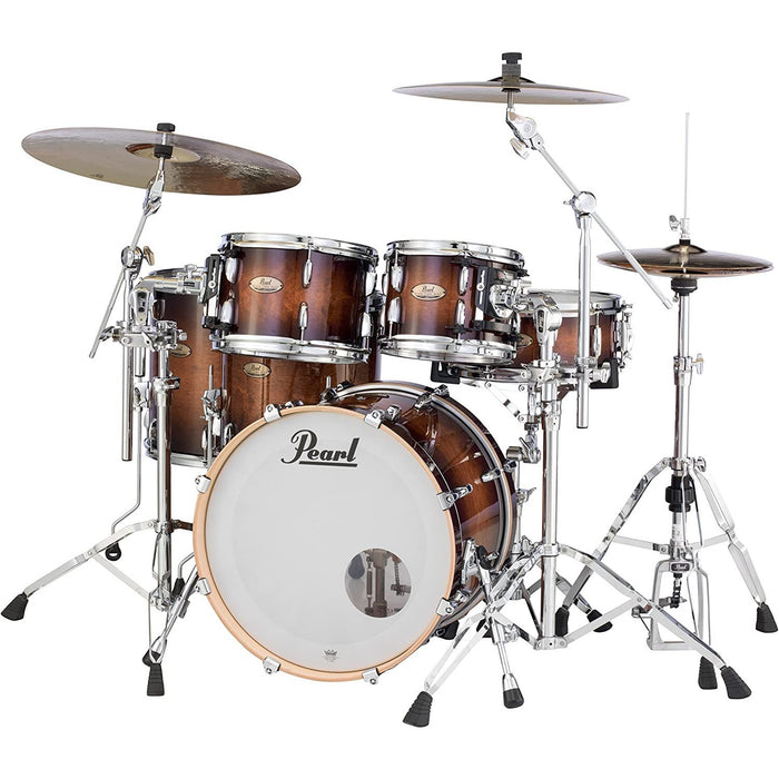 Pearl Session Studio Select Series 5-Piece Shell Pack (Hardware/Cymbals not Included), Gloss Barnwood Brown (STS905XP/C314)