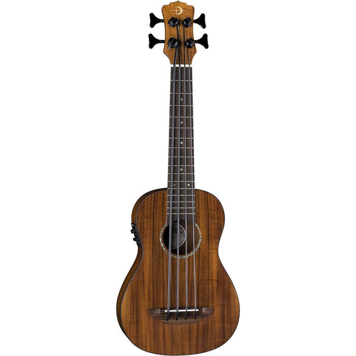 Luna Bari-Bass Ukulele with Preamp-Koa, UKE BBASS KOA