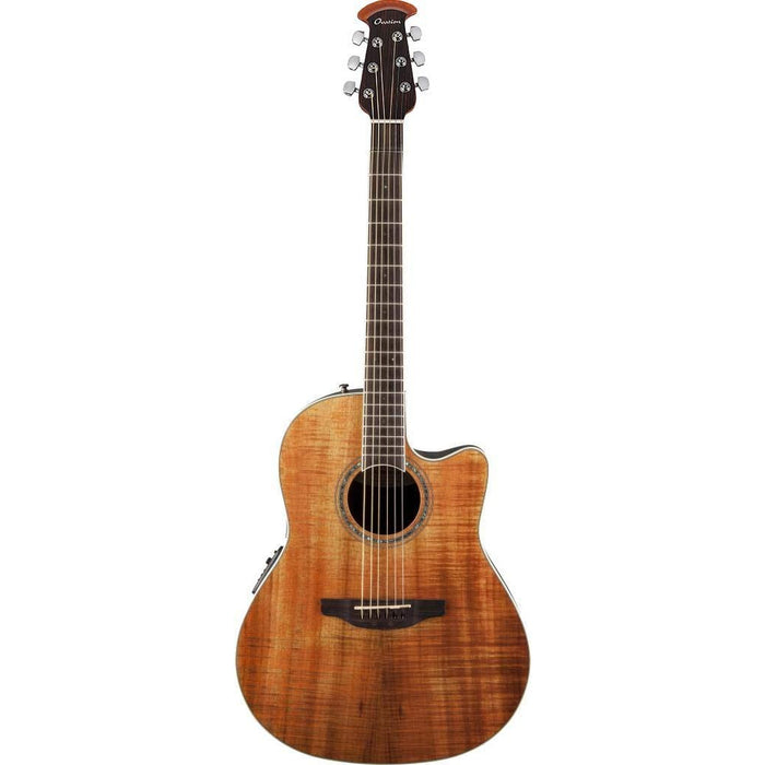 Ovation CS24P-FKOA Acoustic-Electric Guitar, Figured Koa