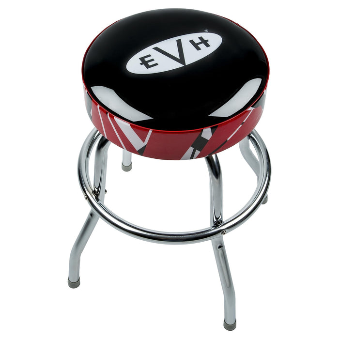 EVH Guitars Barstool with Striped Trim - 24 Inches (0227297024)