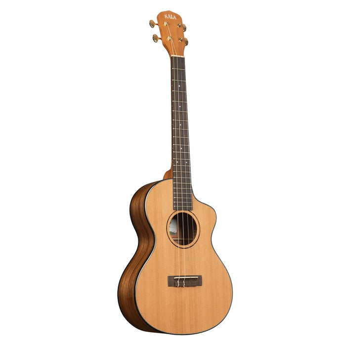 Kala All Solid Cedar Top Trembesi Metropolitan™ Baritone Cutaway (KA-CTRG-B-W-Bag)