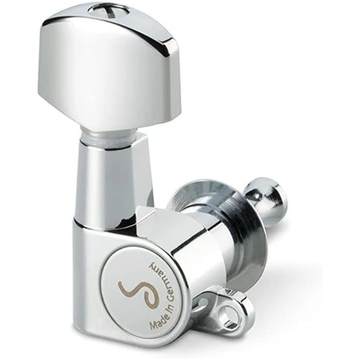 Schaller M6 Mini Locking Tuner Set - Chrome (10040223.01.36)