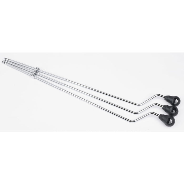 Pearl Long Floor Tom Legs for Masters/Session Drums, 3-piece set w/Stop Locks (LG40L/3)