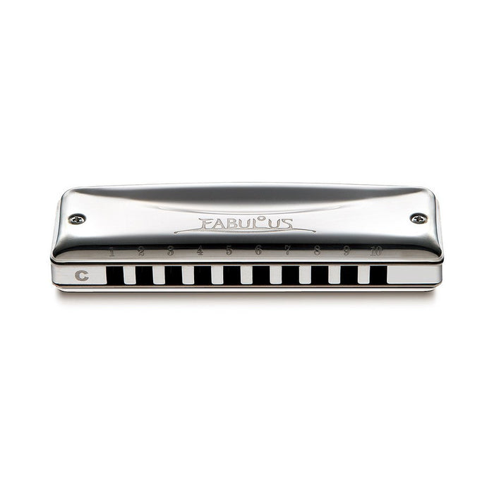 Suzuki Fabulous 10-Hole Diatonic Equal Temperment Harmonica, Key of A (F-20E-A-U)