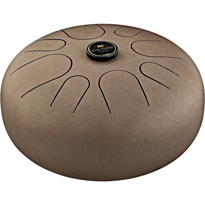 Meinl Full Steel Tongue Drum for Meditation, Yoga, ASMR or Sound Therapy, Includes Mallets and Bag — Pre-Tuned Melodic Scale, 2-YEAR WARRANTY