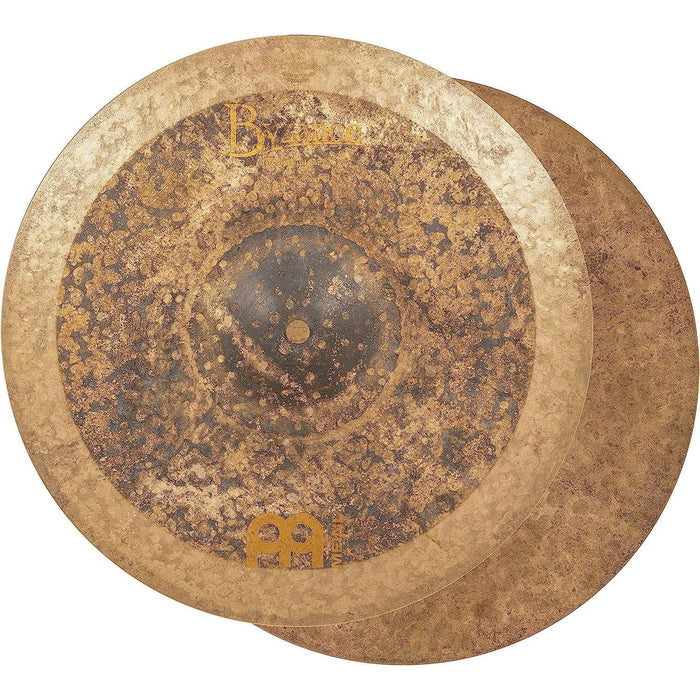 Meinl Cymbals Byzance 14" Vintage Equilibrium Hihats, Pair, Matt Garstka Signature — Made in Turkey — Hand Hammered B20 Bronze, 2-Year Warranty, B14EQH