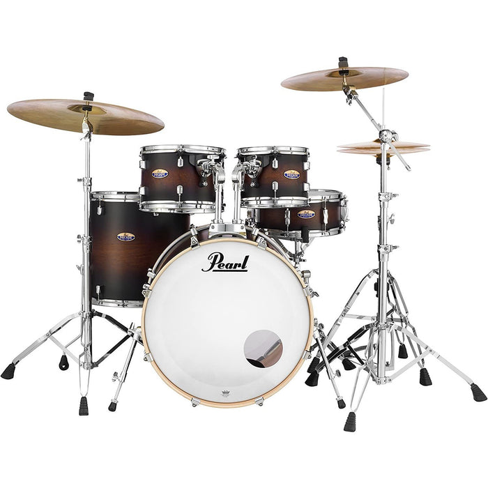 Pearl Decade Maple 5-Piece Shell Pack w/22" Bass Drum - Satin Brown Burst (DMP925SP/C260)