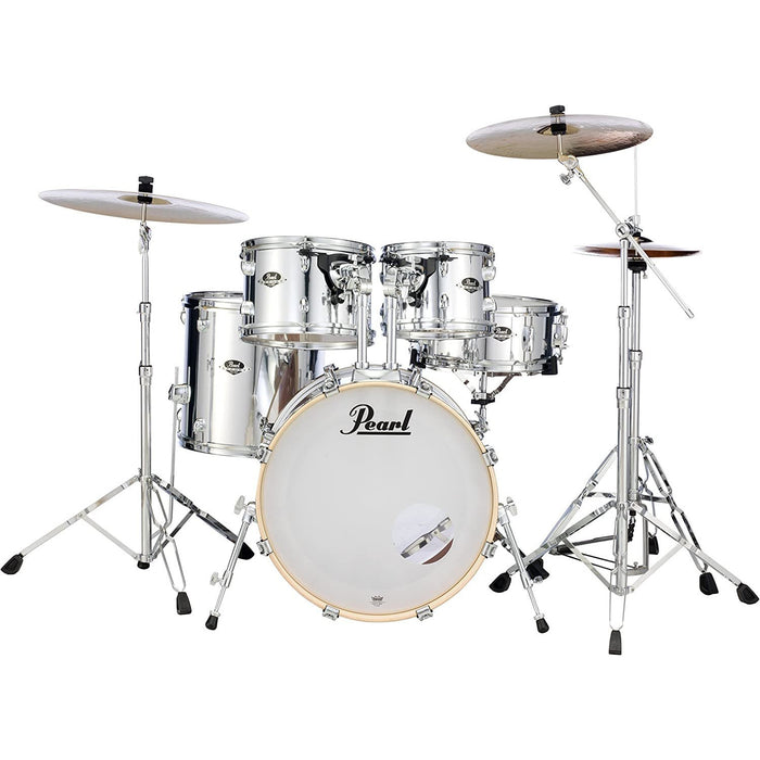 Pearl Export 5-Piece Drum Set w/830-Series Hardware Pack - Mirror Chrome (EXX705N/C49)