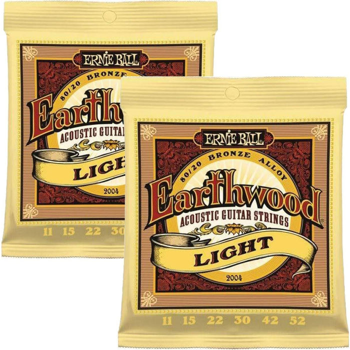 Ernie Ball Earthwood 80/20 Bronze Acoustic Guitar Strings - .011-.052 Light (2004)