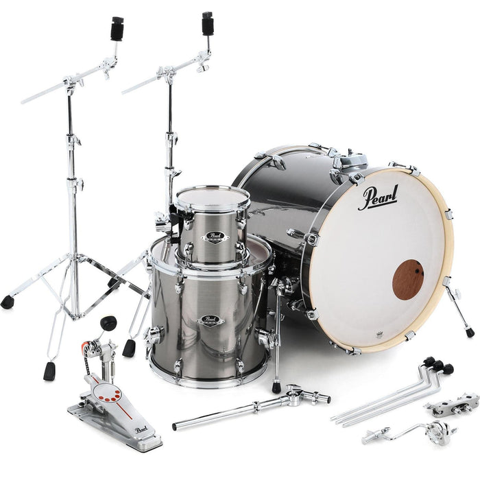 Pearl Export EXX22/C 3-piece Add-on Pack with Hardware - Smokey Chrome