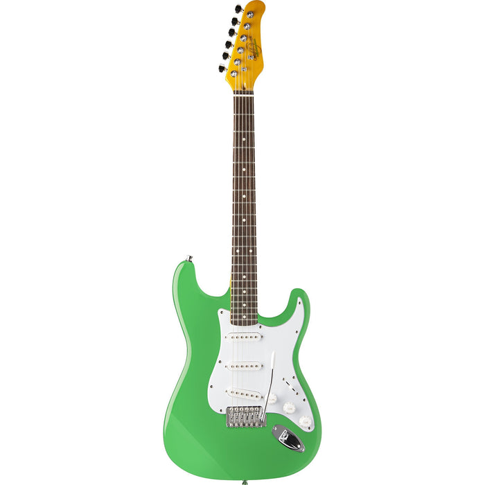 Oscar Schmidt Double Cut Electric Guitar, Surf Green (OS-300-SFG-A-U)