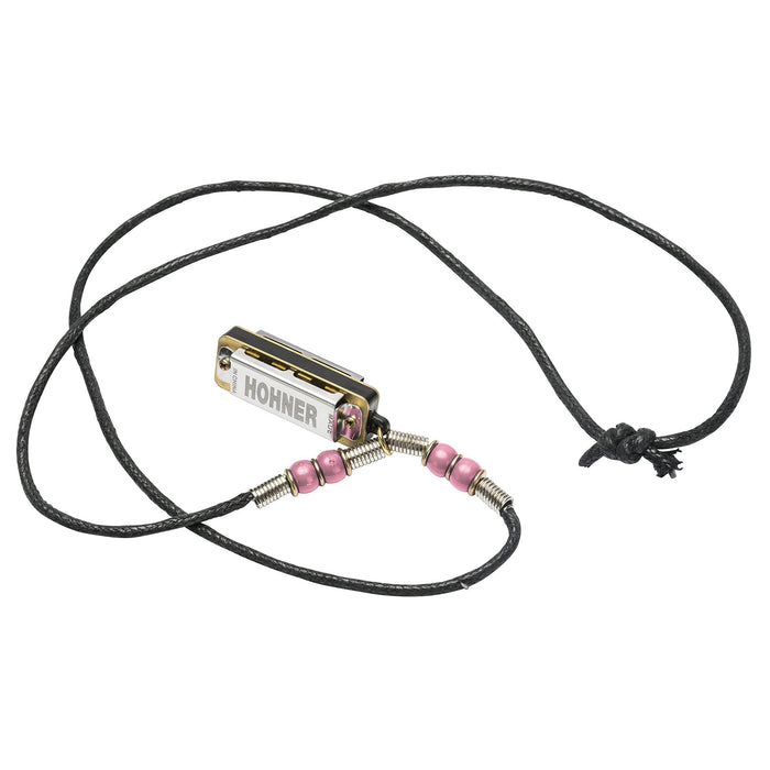 Hohner Mini Harmonica Necklace - Pink (M38N-PI)