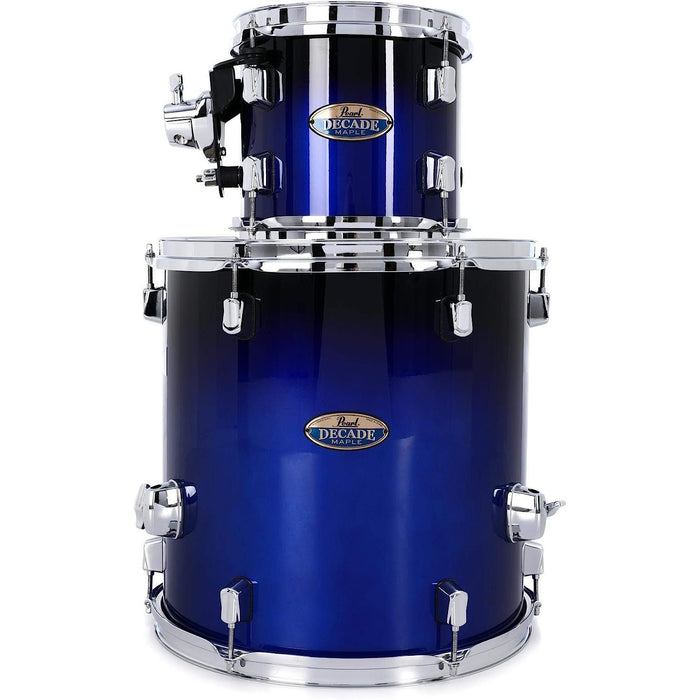 Pearl Decade Maple 2-piece Add-on Pack - 8/14 inch - Gloss Kobalt Fade Lacquer