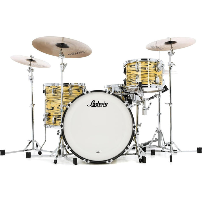 Ludwig Classic Maple Fab 3-piece Shell Pack - Lemon Oyster (L84233AXA2WC)