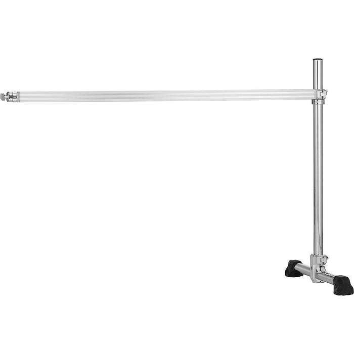 Pearl Icon Curved Rack Expansion Bar with Leg - Chrome (DR511CE)