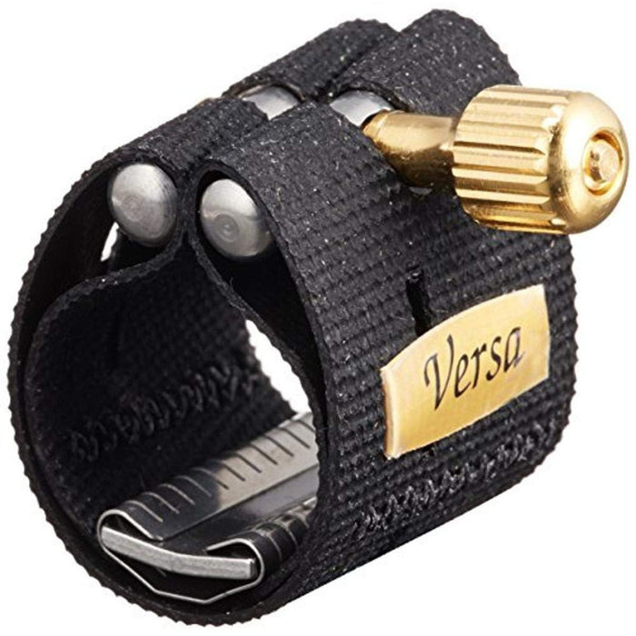 Rovner Ligature & Plastic Cap for Soprano Saxophone - Versa Ligature for Hard Rubber Mouthpiece (V-1RVS)