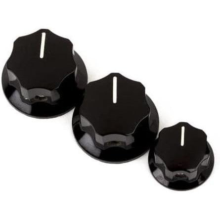 Fender Jazz American/Mexican Standard Bass Volume/Tone Knobs - Black (099-1370-000)