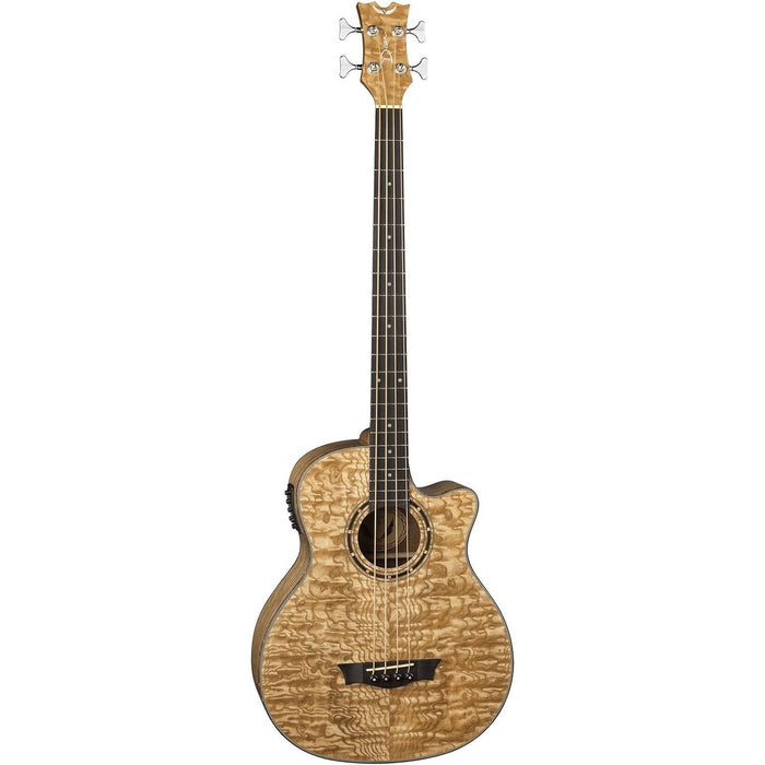 Dean EQA Exotica Quilt Ash Acoustic-Electric Guitar, Gloss Natural