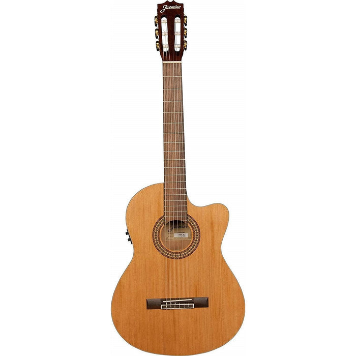 Jasmine 6 String Acoustic-Electric Guitar, Right Handed, Natural (JC27CE-NAT)