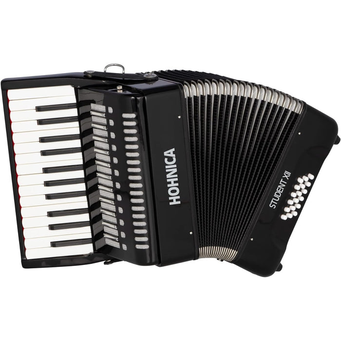 Hohner 44-Key Student XII Piano Accordion - Black (STUXII)