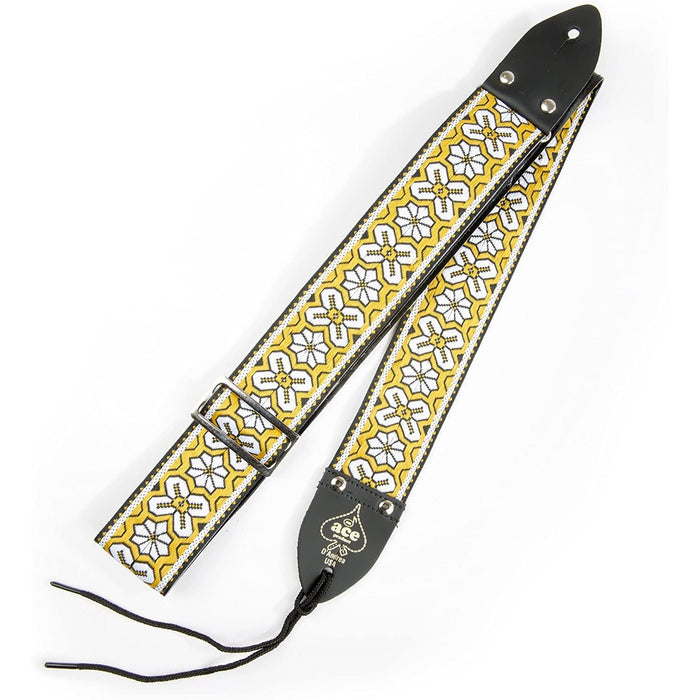 D'Andrea Ace Vintage Reissue Guitar Strap - Rooftop - Replica of Guitar Strap used on John Lennon's Epiphone Casino at the "Rooftop" Concert in 1969